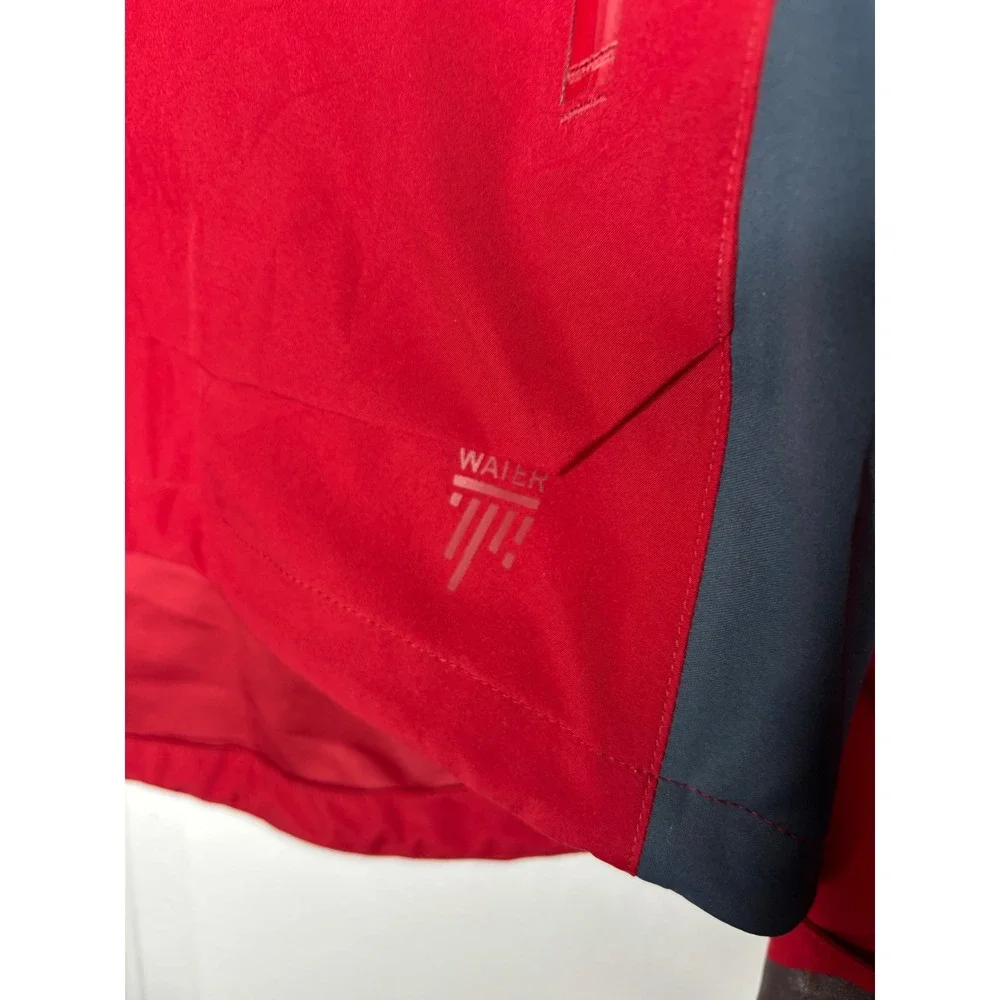 Fox Racing Attack‎ Water Jacket Mens Small Red Charcoal MTB Cycling Shell 21960